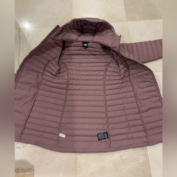 The North Face Stretch Down Parka in Twilight Mauve Size L - Picture 10 of 16